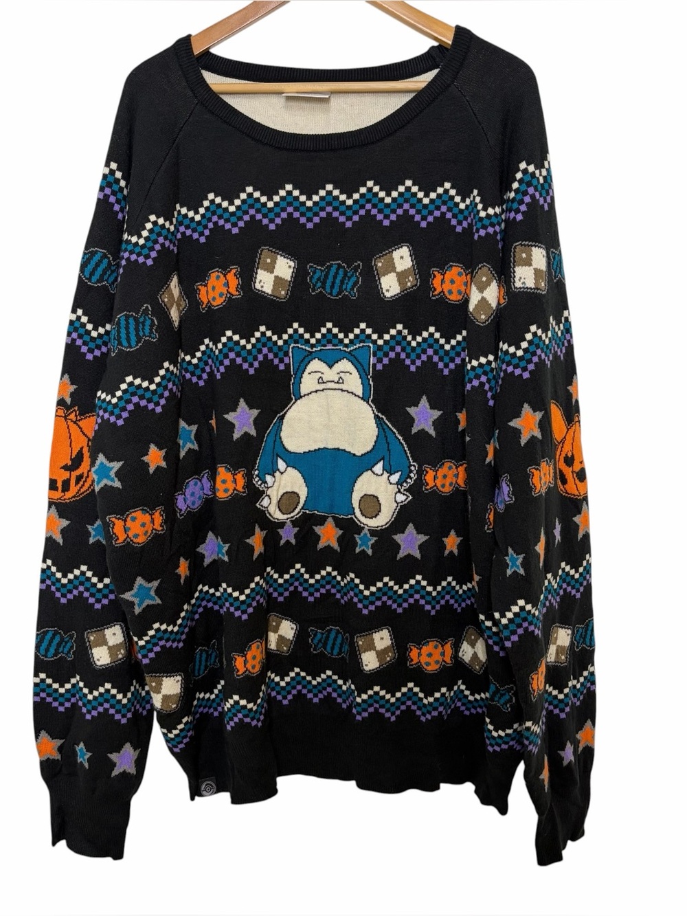 Pokémon Center snorlax marvelous misfits Halloween sweater